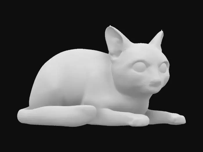 3D model for siam house cat realistic