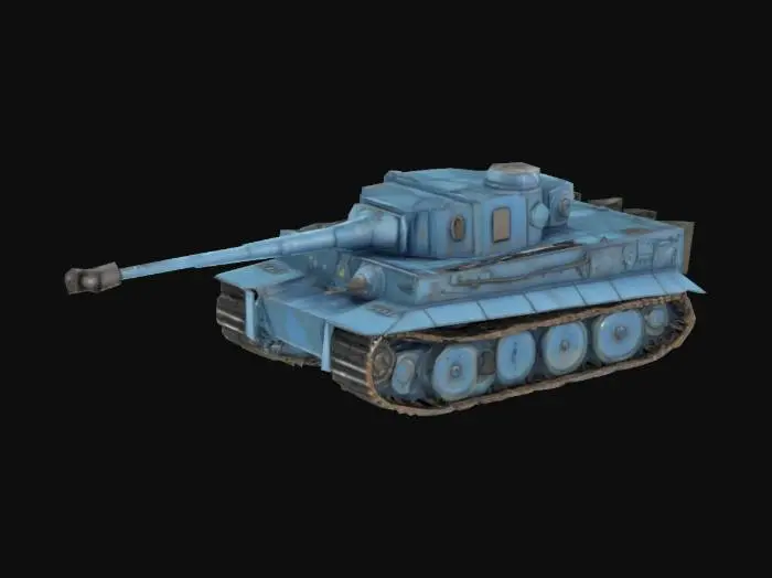 3D model for Panzer Blue