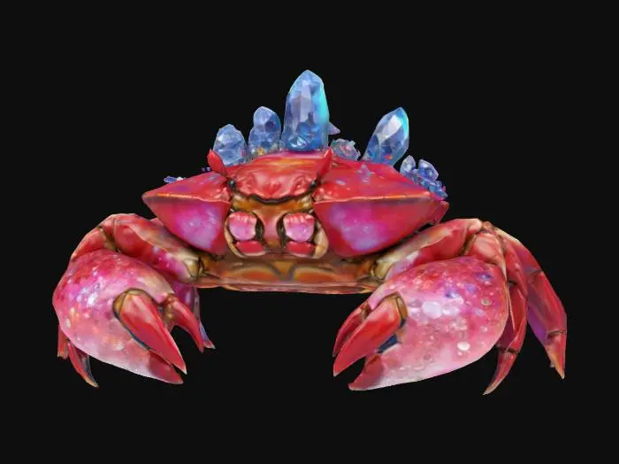3D model for Crystal Crustacean, #ocean#