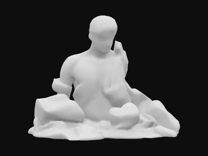 3D model for Fragmented Elegance