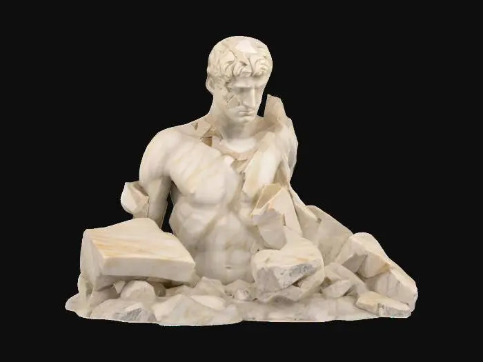 3D model for Fragmented Elegance