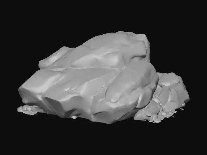 3D model for Mossy Boulder