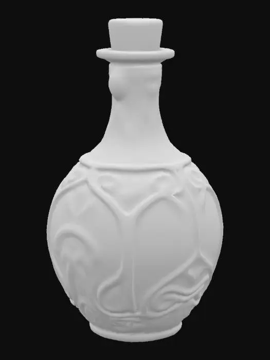 3D model for Fantasy magic low poly potion, a lot of dekoration, colorful with sparkles