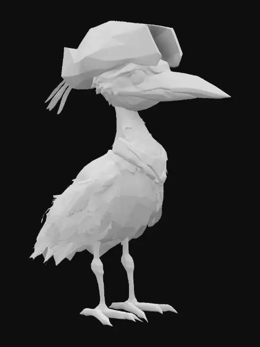 3D model for Aviator Heron, #game figure#