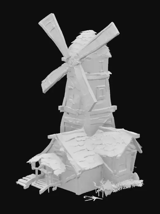 3D model for Solitary Windmill