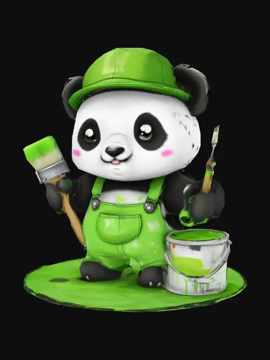 3D model for Panda Painter
