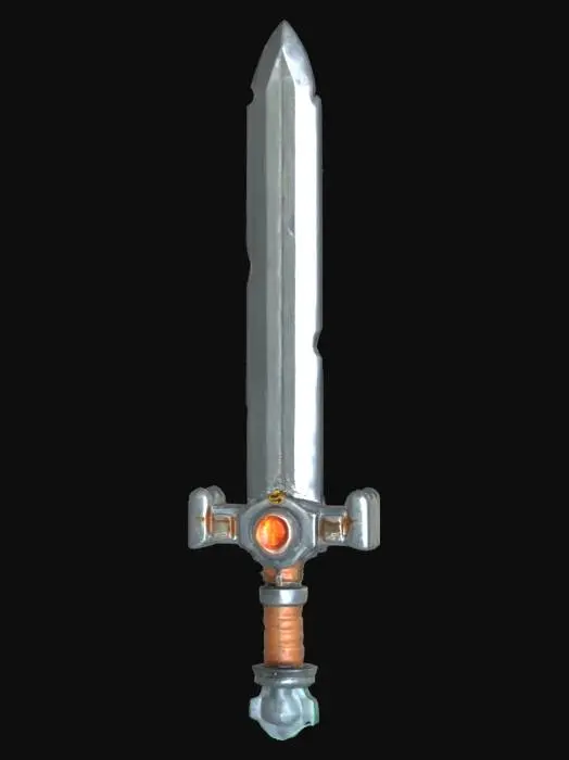 3D model for Emerald Blade, #SketchTo3D#