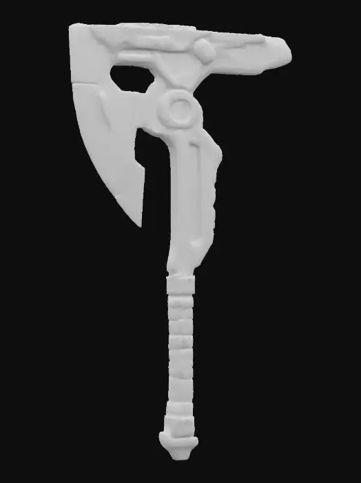 3D model for Cybernetic Axe