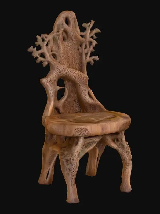3D model for Enchanted Woodland Throne