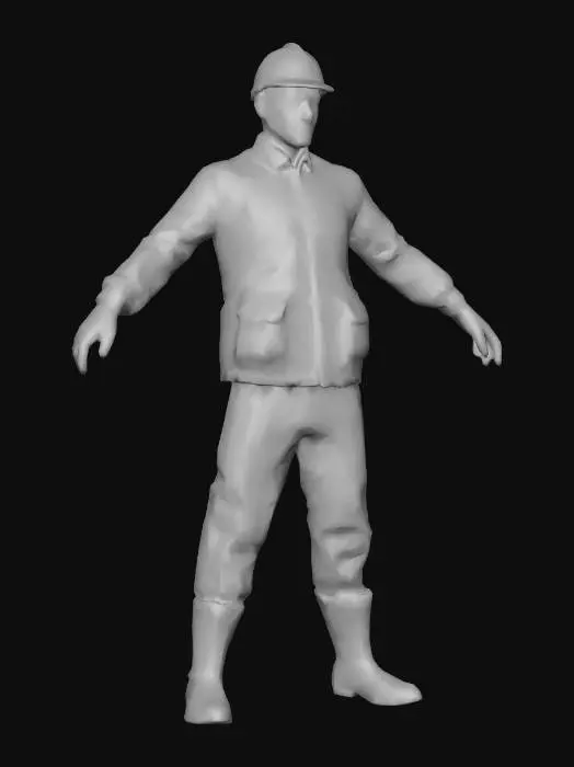 3D model for Construction Worker Model