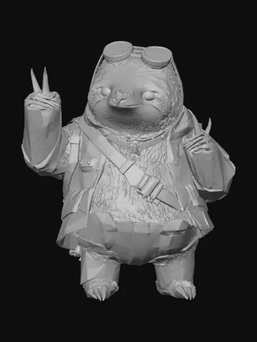 3D model for Adventurous Sloth