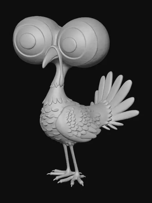 3D model for Wide-Eyed Gobbler, #Thanksgiving#