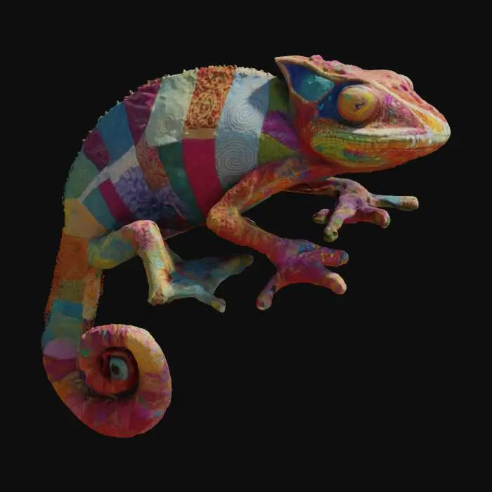 3D model for Kaleidoscope Chameleon