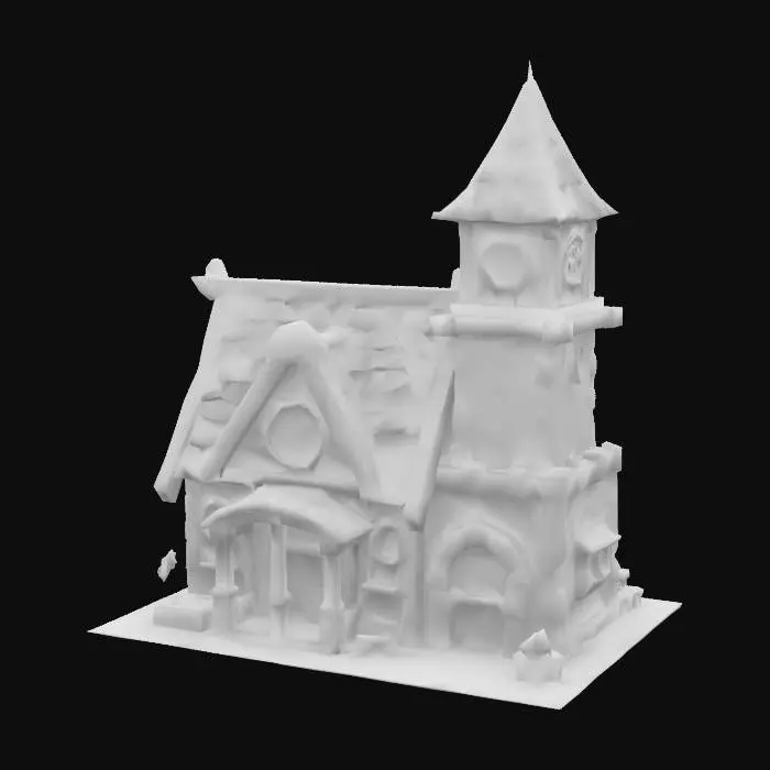 3D model for Clocktower Cottage