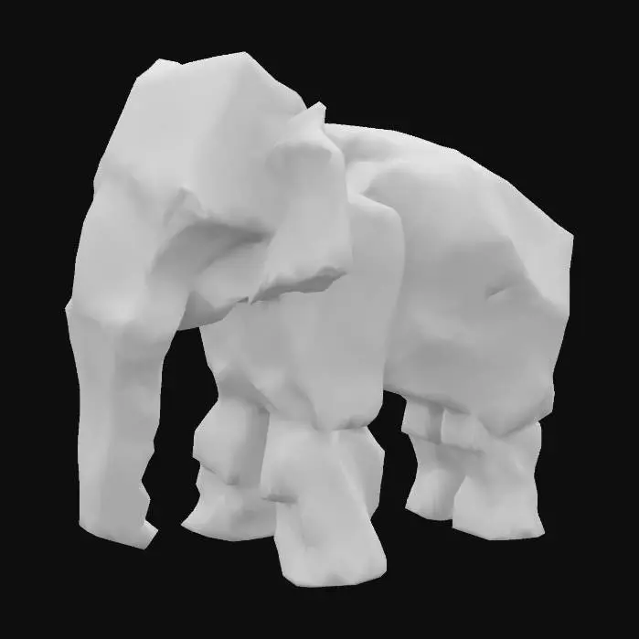 3D model for Stone Elephant Monument