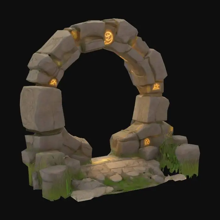 3D model for Mystical Stone Archway, #arch#