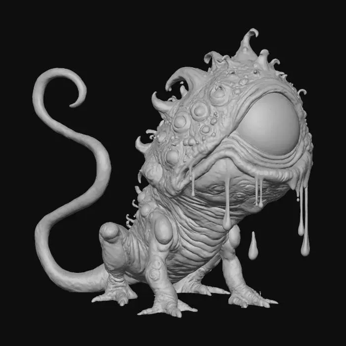 3D model for Ocular Ooze Creature