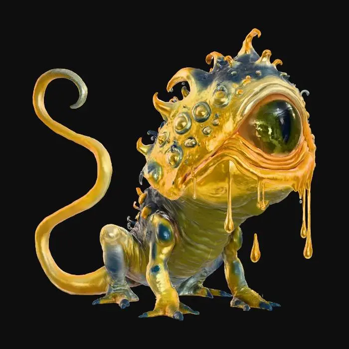 3D model for Ocular Ooze Creature