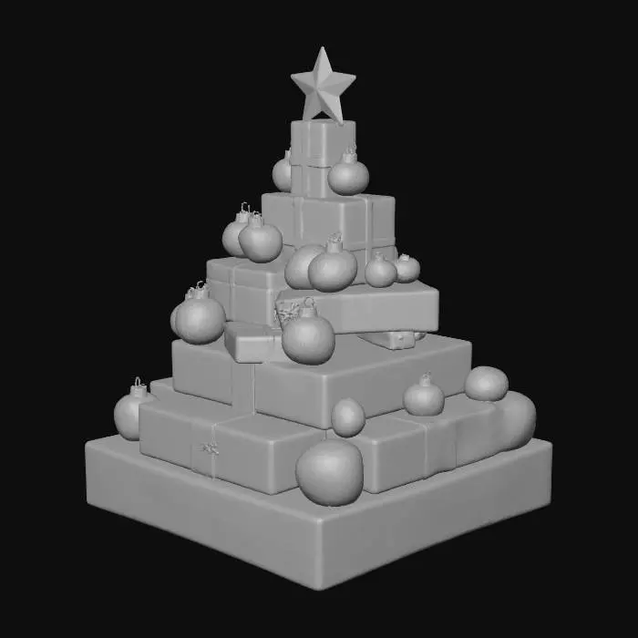 3D model for Holiday Gift Tower, #Christmas2025#