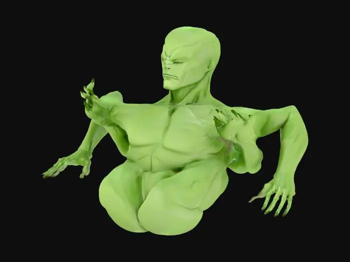 3D model for Flexible Alien