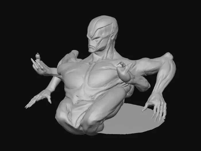 3D model for Contorted Alien 2
