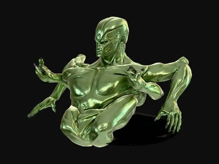 3D model for Contorted Alien 2