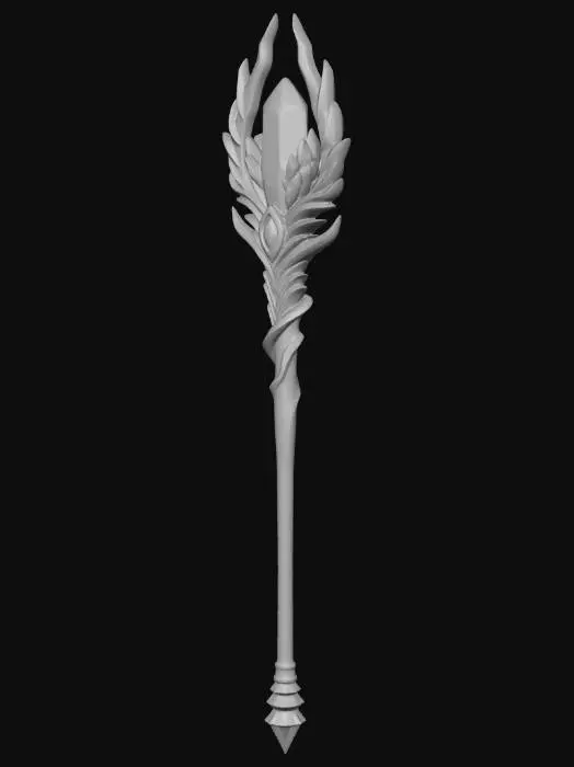 3D model for Crystal Staff