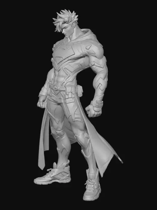 3D model for Superboy - Future Hero