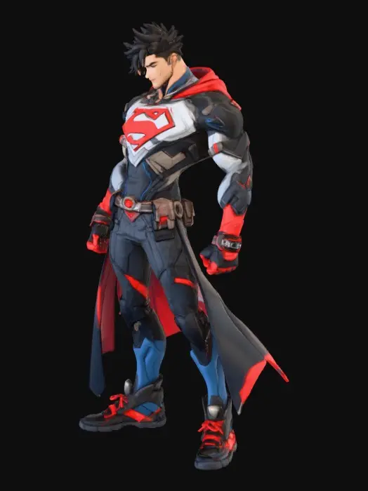 3D model for Superboy - Future Hero
