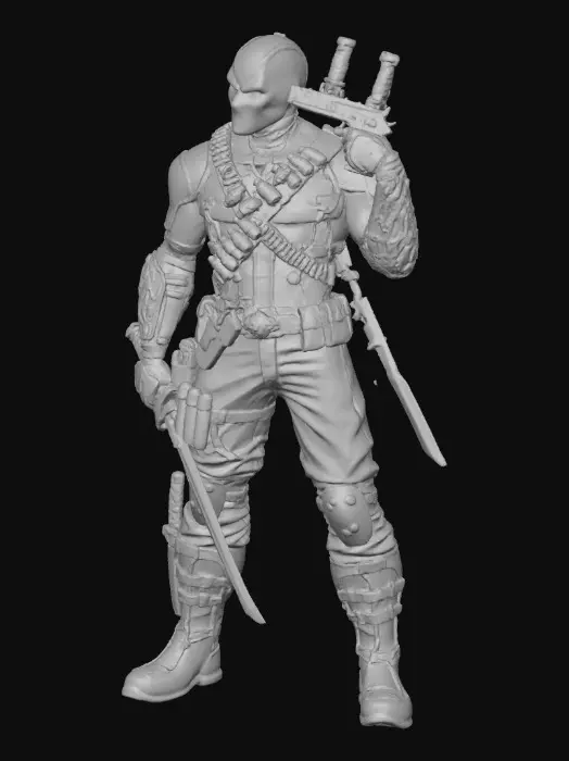 3D model for Deadpool Merc with Gear