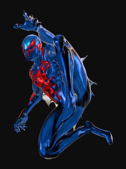 3D model for Spider-man 2099: Futuristic Web Slinger