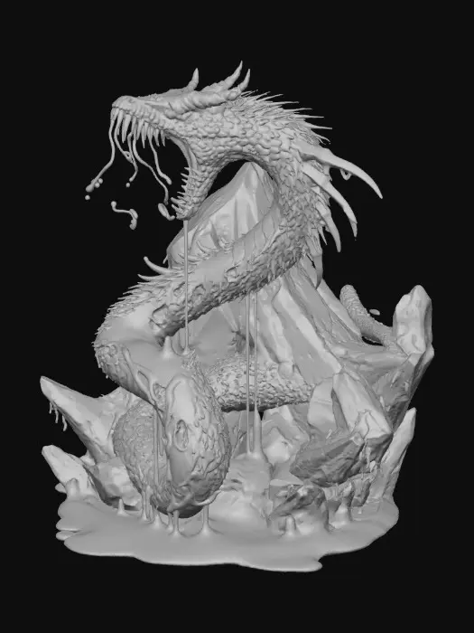 3D model for Serpent of the Abyss