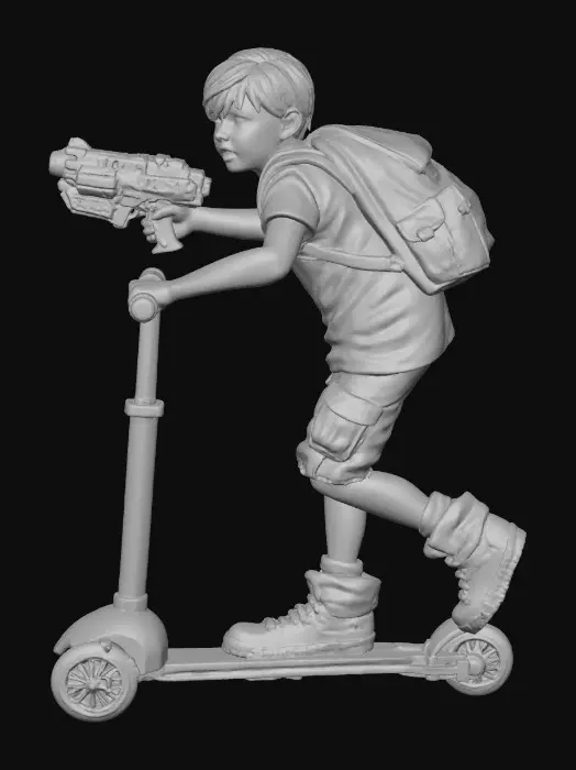 3D model for OJ - Scooter Adventure