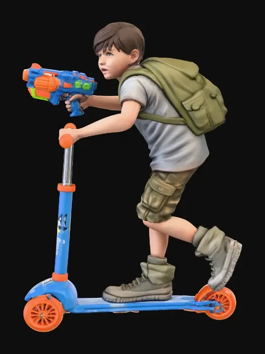 3D model for OJ - Scooter Adventure