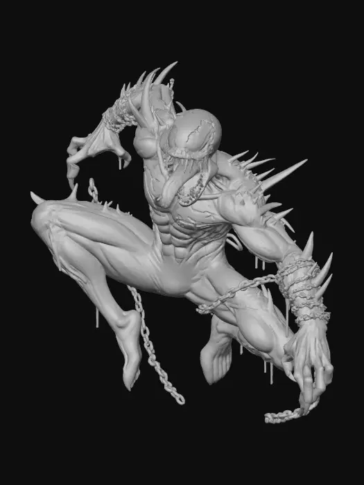 3D model for Symbiote Venom Enraged