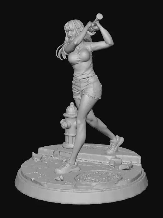 3D model for Mary Jane Swinging Bat