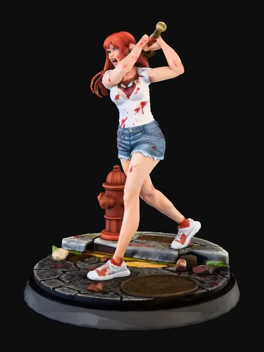 3D model for Mary Jane Swinging Bat