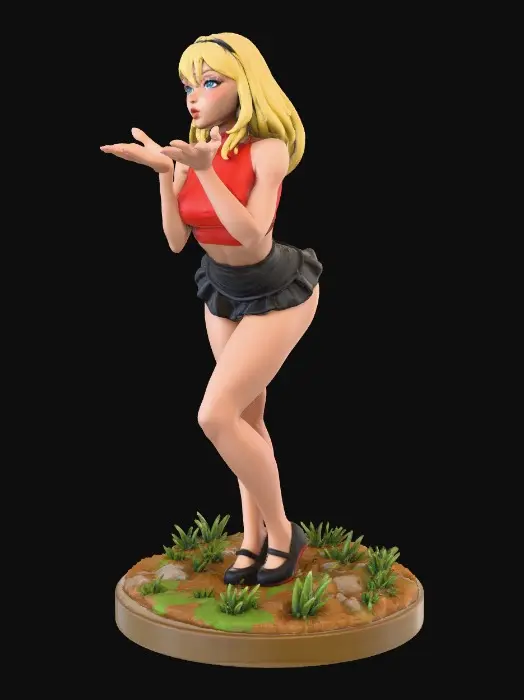 3D model for Gwen Stacy - Cute