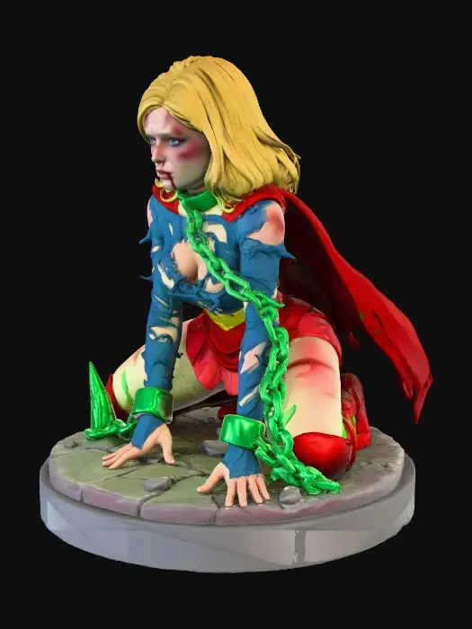 3D model for Supergirl - Fallen on Knees