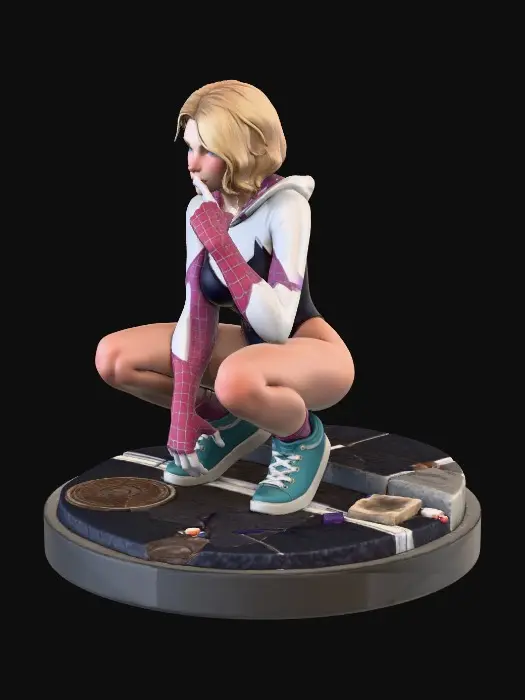 3D model for Ghost Spider