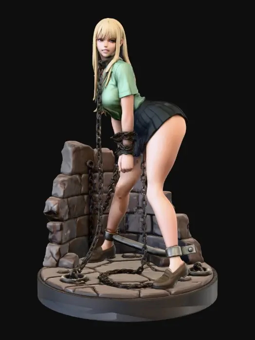 3D model for Chained in Dungeon - Alt