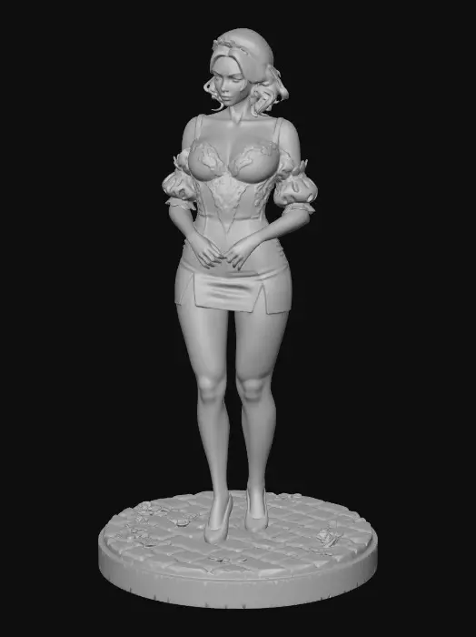 3D model for Snow White - Short Skirt