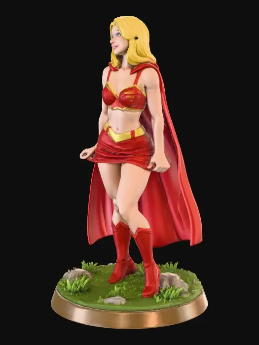 3D model for Supergirl - Flirting