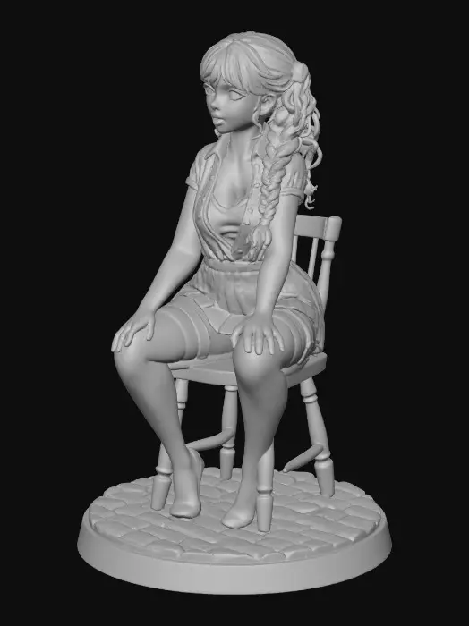 3D model for Seated Elegance