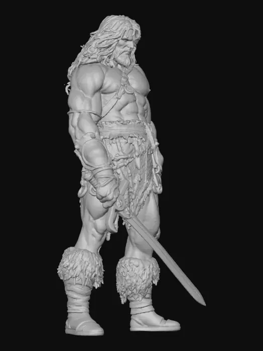 3D model for Warrior of the Wilds