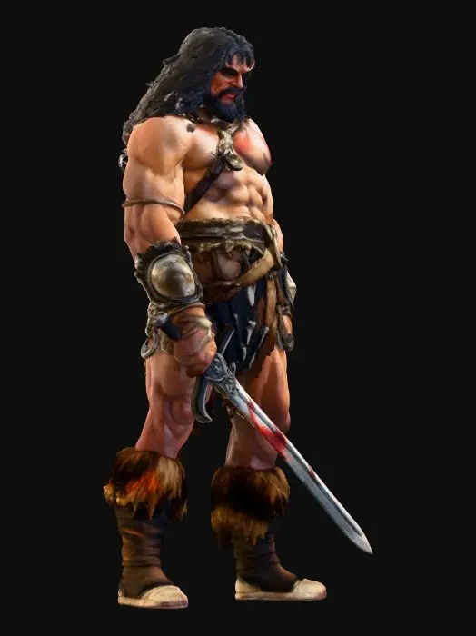 3D model for Warrior of the Wilds