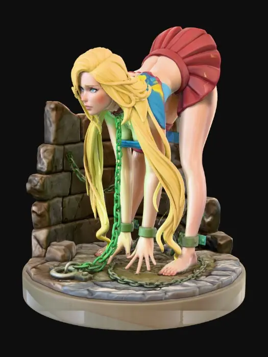 3D model for Supergirl in the dungeon