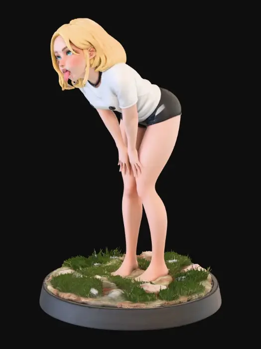 3D model for Gwen Stacy - Tongue Out