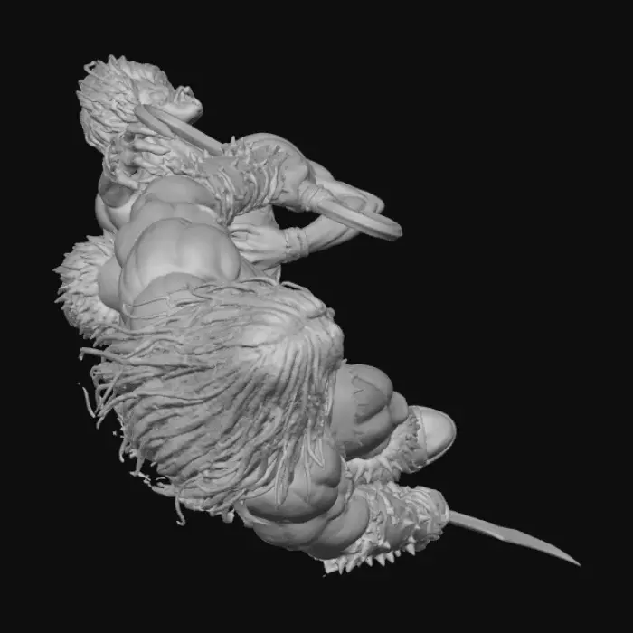 3D model for Skinner Barbarian 1