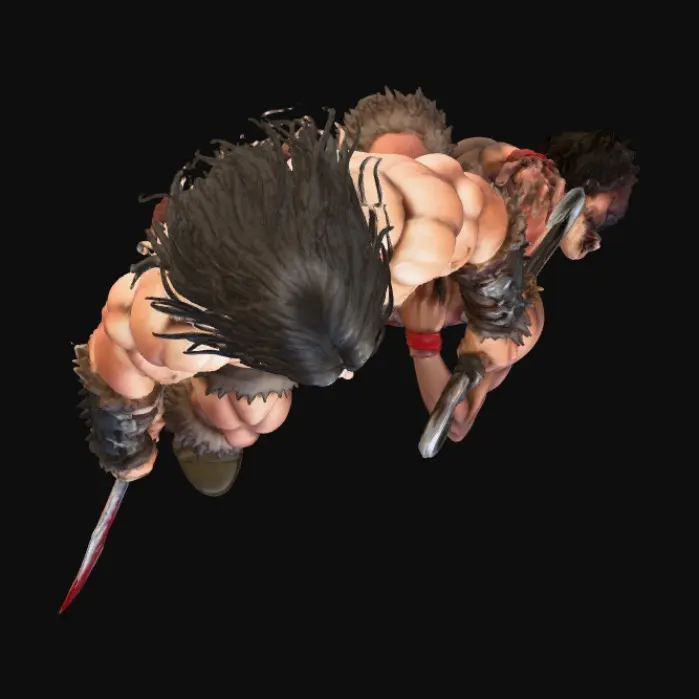 3D model for Skinner Barbarian 1
